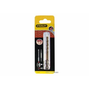 Свердло по цеглі STANLEY SuperLock : Ø= 5 x 180 /50 мм. хвостик HEX- 1/4