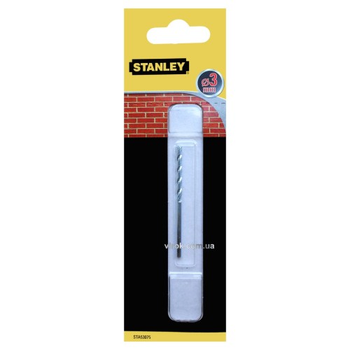 Свердло по цеглі STANLEY : Ø= 3 x 60 /30 мм