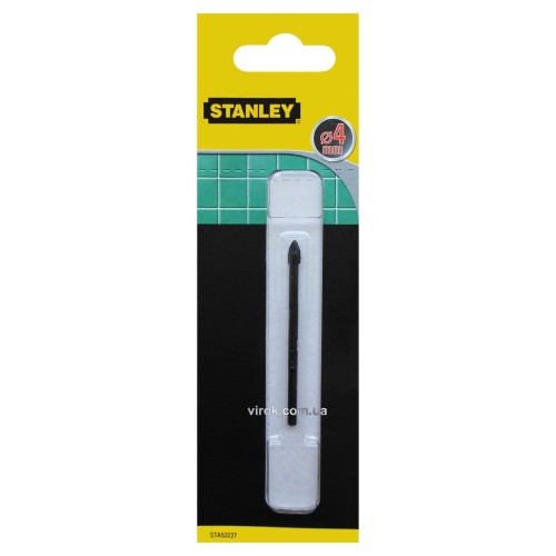 Свердло по кераміці та склу STANLEY : Ø= 4 мм