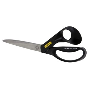 Ножиці для паперу і тканини STANLEY; l= 240 мм