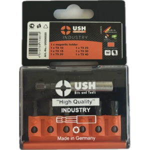Набір насадок викруткових Industry USH: 1/4