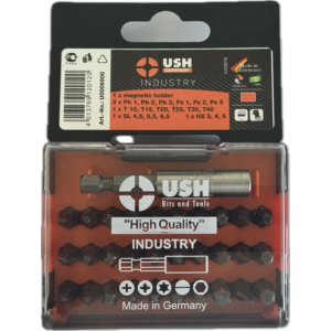 Набір насадок викруткових Industry USH: 1/4