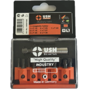 Набір насадок викруткових Industry USH: 1/4" з магнітним тримачем, T10-T40, 12ел.