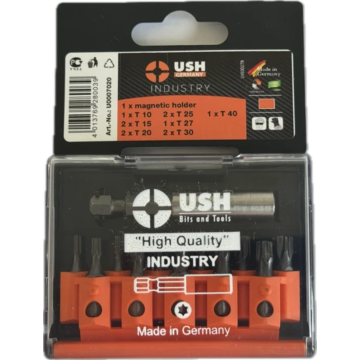 Набір насадок викруткових Industry USH: 1/4