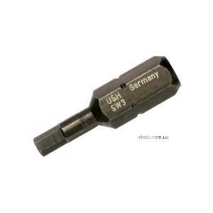 Насадка викруткова USH Industry : HEX SW 4 x 25 мм шестигранна, Уп. 10 шт.