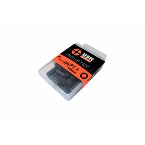 Насадка викруткова USH Industry : POZIDRIV PZ3 x 25 мм. Torsion Уп. 25 шт.