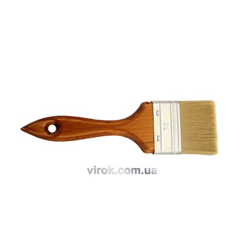 Пензель малярний плоский лакований VIROK PROFI b= 102 мм