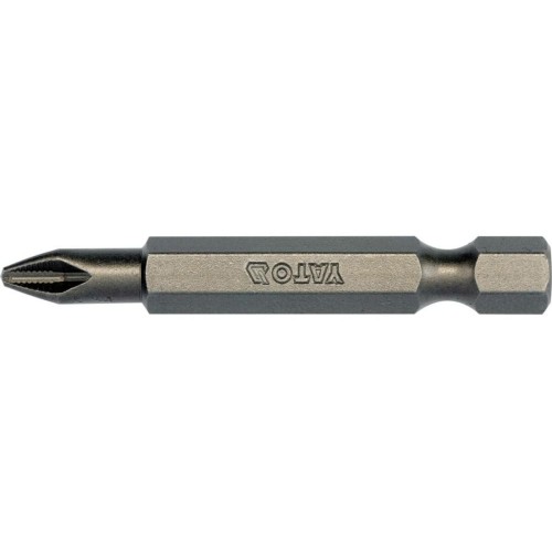 Насадка викруткова з NON SLIP SYSTEM хрестовидним шліцом YATO: PН2 x 50 мм. шпиндель HEX 1/4