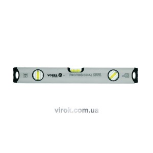 Рівень алюмінієвий VOREL : L= 150 cм, 3 капсули [15/30]