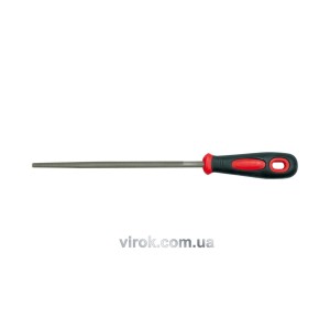 Напильник слюсарний VOREL круглий, l=200мм  [25/100]