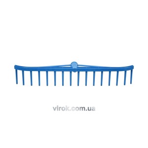 Граблі садові FLO 16-зубів пластмас. без ручки, l= 550 мм [10]
