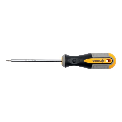 Викрутка зіркова VOREL : TORX-Security Т15 х 100 мм. CrV [12/60/240]