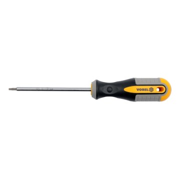 Викрутка зіркова VOREL : TORX-Security Т27 х 100 мм. CrV [12/36/144]