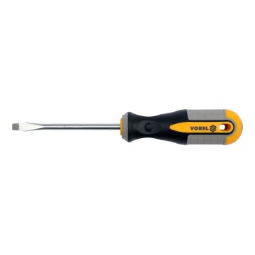 Викрутка плоска VOREL : SL4 х 100 мм. Cr-V [12/96/384]