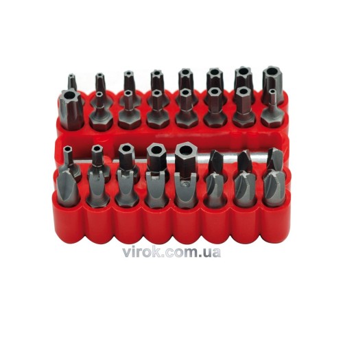Насадки викруткові (біта) VOREL Cr-V, з квадр. 1/4