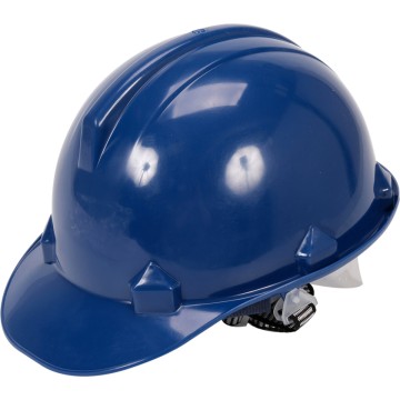 Каска для захисту голови VOREL синя з матеріалу HDPE [30]