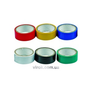 Стрічка ізоляційна VOREL 19 мм х 3м (0,13мм) 6шт. [10/100]