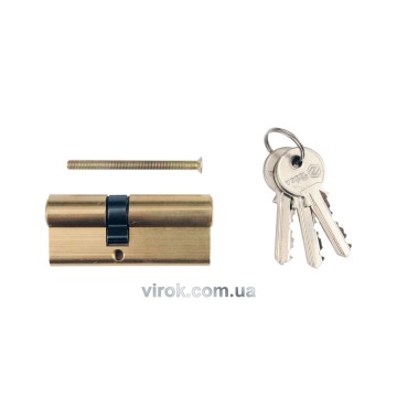 Серцевина замка VOREL асиметрична 31/36мм 3 ключі [12/72]