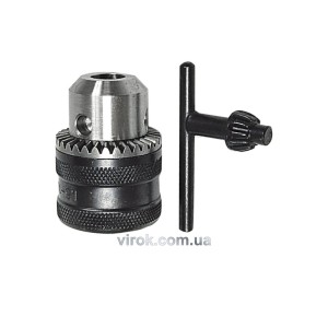 Патрон для дриля VOREL з ключовим затисканням Ø-1,5-13мм, 1/2