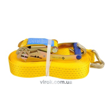 Пас для кріплення багажу з тріщаткою VOREL : 2500 daN, 50мм х 12м [5]