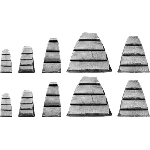 Клини для молотків VOREL 28 x 32 , 25 x 21, 25 x 12 , 18 x 10 , 17 x 8; 10 шт [6/72]