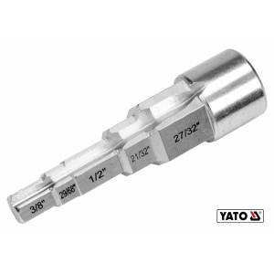 Ключ ступеневий YATO: головка з квадратом 1/2