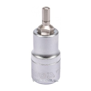 Головка торцева YATO квадрат 1/2 HEX M5, L= 55 мм [40/240]