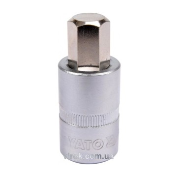 Головка торцева YATO квадрат 1/2 HEX M14, L= 55 мм [40/160]