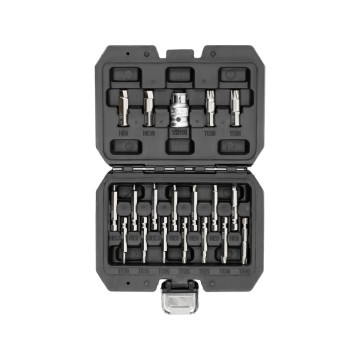 Набір біт екстракторів для викручування Hex і Torx YATO з шпинделем 1/4