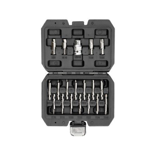 Набір біт екстракторів для викручування Hex і Torx YATO з шпинделем 1/4