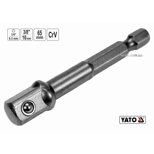 Тримач-адаптер торцевих головок YATO : HEX- 1/4