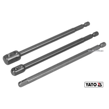 Тримачі-адаптери торцевих головок YATO: квадрат- 1/4