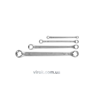 Набір ключів накидних YATO TORX Е6-Е24, Набір 4шт. [10/60]