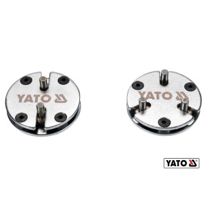 Адаптери з 2 і 3 штирями для втискання гальмівних поршнів YATO : кпл., 2 шт [10/50]