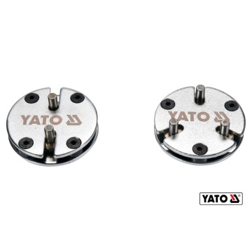 Адаптери з 2 і 3 штирями для втискання гальмівних поршнів YATO : кпл., 2 шт [10/50]