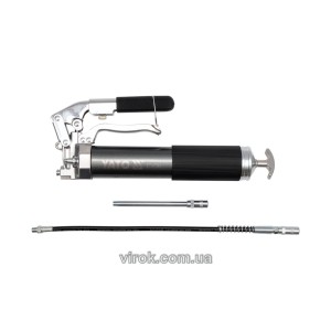 Шприц мастильний YATO, 500 см³, 70 MPa. з жорстк. і гнучк. трубками [12]