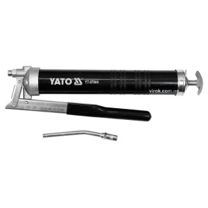 Шприц мастильний YATO, 600 см³, 31- 70 MPa. з жорстким аплікатором [6/144]