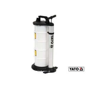 Насос для відсмоктування оливи для вантажної і с/г автотехніки YATO: 9л, 3 зонди, з поліпропілену[4]
