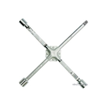 Ключ для коліс хрестоподібний YATO 24х27х32x3/4