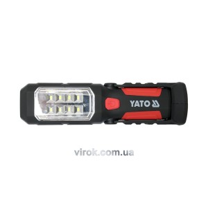 Ліхтар LED на батарейки 3Х АА, 8 + 1 діод , гак + магніт , 3 режими світла [50]