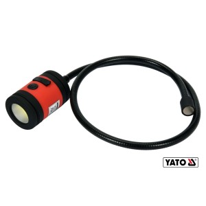 Лампа світлодіодна YATO : 3.7 В Li-Po 1.5 Агод, 3 Вт, 100 lm, гнучкий тримач з магнітом(DW)