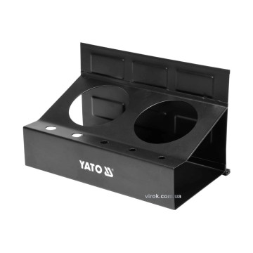 Полиця магнітна YATO з 2 велими і 5 малими отворами, 215 x 120 x 130 мм [10]