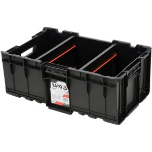 Ящик для інструментів YATO модульний до YT-09166, 576х359х237 мм, з пластика [1]