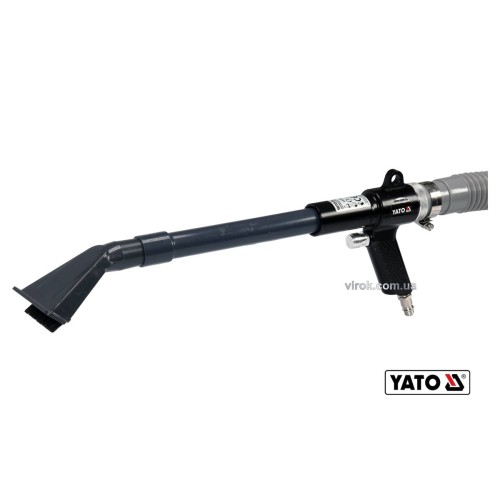 Порохотяг пневматичний YATO : шланг Ø=25 мм, тиск- 0.62 МПа + комплект насадок [10]