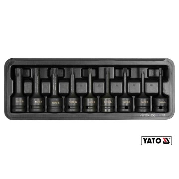 Набір насадок викруткових ударних YATO : RIBE M5-M14.  квадрат 1/2