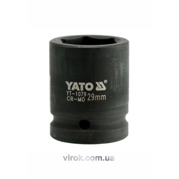 Головка торцева ударна 6-гранна YATO : квадрат 3/4