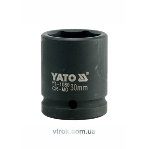 Головка торцева ударна 6-гранна YATO : квадрат 3/4