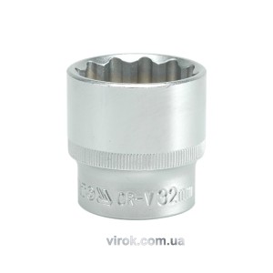 Головка торцева 12-гранна YATO : квадрат 1/2