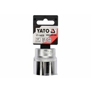 Головка торцева YATO : квадрат 1/2