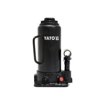 Домкрат гідравлічний стовбцевий YATO : 12 т, H= 230 - 465 мм [2/72]